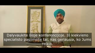 Dr. Harpreet Singh Heera(Indija) kvietimas į holistinės medicinos konferenciją