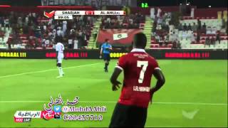 دوري الخليج العربي 2014-2015 | الجولة 14 | أهداف مباراة الأهلي 2 × 0 الشارقة ~