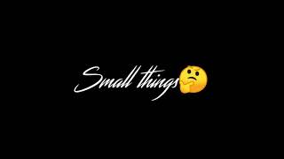 Small things 🤔 motivational speech whatsapp status