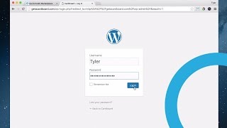 4 - Login To WordPress -2016