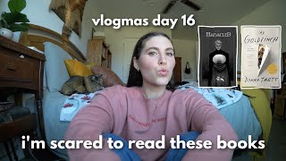 The most intimidating books on my TBR | VLOGMAS DAY 16