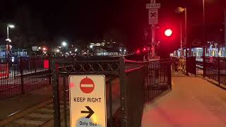 Late night trains at Mountain View