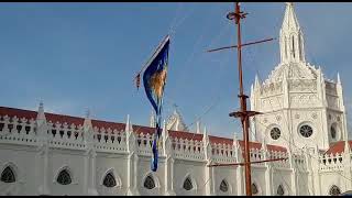 Velankanni 3rd day flag hoisting