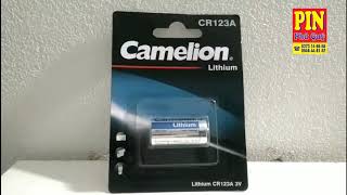 pin camelion cr123a 3v