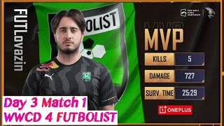 WWCD FUTBOLIST!! PMGC 2020 Finals Day 3 Match 1