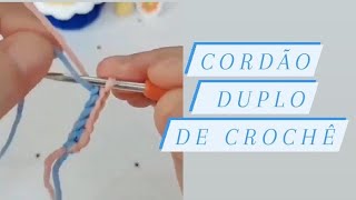 Cordão Duplo de Crochê para Alcinha ou Shorts