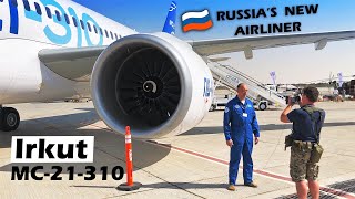 Inside Russia's MC-21 + STUNNING Flying Display at Dubai Air Show 2021.