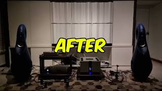 Customer’s $100,000 Hi-Fi Setup sound improved by 30%