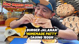 DAGING BURGER DIBAKAR DENGAN MENGGUNAKAN ARANG