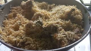 Homemade Chicken tehari recipe.