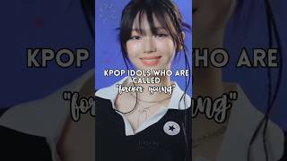 Kpop idols who are called "forever young" #fypシ゚ #kpop #kpopaesthetic #blackpink #novelcore