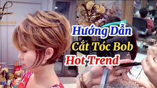 Chia Sẻ Cắt Tóc Bob HotTrend,Đăng Ký Kênh( Học Nghề Tóc )Để Xem Nhiều Video Hơn #HocNgheToc