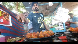 Indian Street Food - Fried Mussels in Kerala, India!