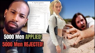 5000 MEN APPLY TO BE THE BOYFRIEND of ØNLYFANS Creator | She REJECTS Them All