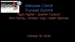 Live at Studio5: Marques Carroll & Trumpet Summit 10-19-18