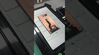 Use UV laser machine to separate the Samsung curved screen #smartphone #iphonerepairing