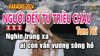 Karaoke Người Đến Từ Triều Châu Tone Nữ Nhạc Sống | Sinh Nguyễn Karaoke