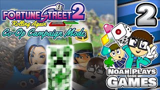 Trapped in the Mines! - Fortune Street 2: Co-Op Campaign Mode ~ MINECRAFT - Part 2