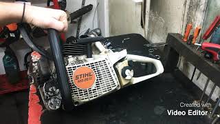 Disassembly and replacement of bearings and oil seals at Stihl Ms 261 C part 1