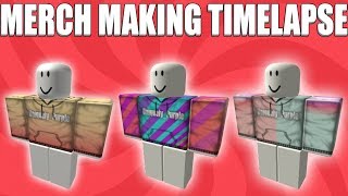 MAKING NEW ROBLOX MERCH [TIMELAPSE]