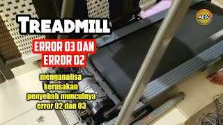 Treadmill Error E02/E03 || how to fix / repair error in treadmill