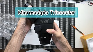 Microscópio Trinocular