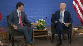 President Biden Participates in a Bilateral Meeting with Prime Minister Justin Trudeau