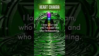 Heart Chakra Affirmations | I LOVE 💚 #affirmations