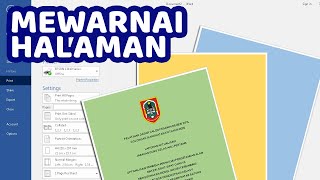 Cara Memberi Warna Halaman di Microsoft Word | Page Color