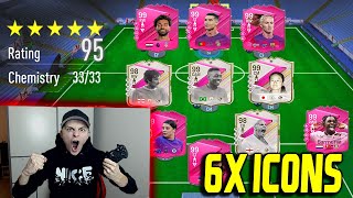 128 Rated & 6 ICONS! WELTREKORD! in FULL FUTTIE ICON Challenge - EA FC 24 (Fifa 24/25) Ultimate Team