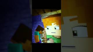 Royal entry of herobrine to save alex in minecraft #minecraft #shorts