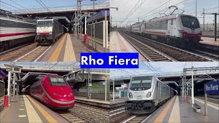 Treni di tutti i tipi a RHO FIERA MILANO: Regionali, Frecce, TGV, merci e tanto altro! [parte 1/2]