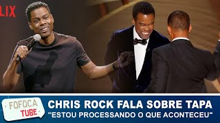 Chris Rock fala sobre tapa que levou de Will Smith: "Estou processando o que aconteceu"