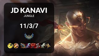 JD Kanavi Lee Sin vs Xin Zhao JUNGLE - KR CHALLENGER Patch 14.22