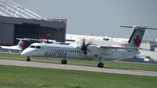 Air Canada Express DHC-8-402 Q400 (C-GUJZ) Landing 24L Montreal YUL | CYUL