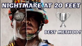 EASIEST WAY TO ACHIEVE NIGHTMARE AT 20 FEET in CALL OF DUTY: COLD WAR - PS5 Gameplay