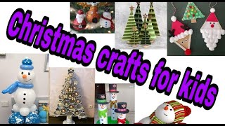 Easy Christmas crafts for kids/أفكار بسيطة للكريسماس تفرح الأطفال