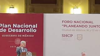 Foro Nacional Planeado Juntos la Transformación de México.