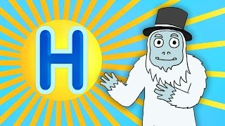 The Letter H Song | The Alphabetti Yeti | Learn Your ABC's