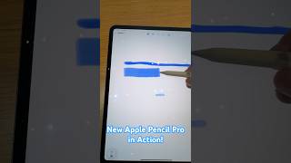 New Apple Pencil Pro - First Look! What Can It Do? #apple #ipadpro #applepencilpro