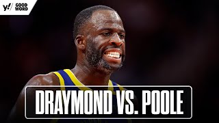 Jordan Poole and Draymond Green exchange taunts during a game | Good Word with Goodwill