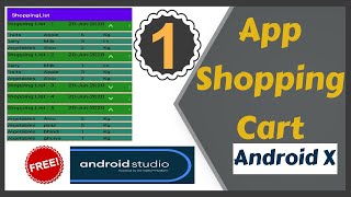 Create Shopping Cart App in Android Studio - Part 1 | Firebase | Android App Development