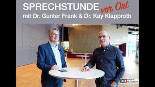 Morgen, 18.10.2023 um 18:00 Uhr: IDA-SPRECHSTUNDE mit Dr. Gunter Frank und Dr. Kay Klapproth