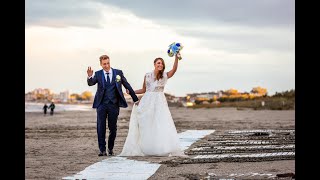 Wedding video Trailer Chiara e Marco - cerimonia in chiesa a Lido Nazioni e festa al Monnalisa Beach