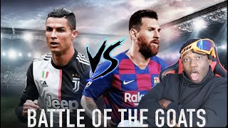 Basketball fan American Reacts to Lionel Messi vs Cristiano Ronaldo | WHO IS THE GOAT!