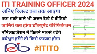 Trade :- All  Expected Cut off ITI TO | Training Officer cut Off 2024 कितने बोनस मार्क्स मिलेंगे