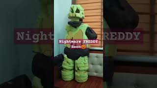 Building nightmare FREDDY cosplay #fnafcosplay #nightmarefreddy