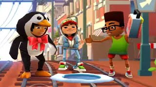 subway surfers north pole all character mailk penguin outfit P755  - Friv4T