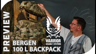 Warrior Assault System - BMF Bergen 100L Einsatzrucksack #recon #preview #backpack