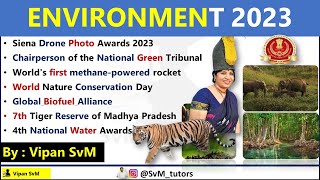 Environment Current Affairs 2023 || January- September  2023 | पर्यावरण और इकोलॉजी करंट अफेयर